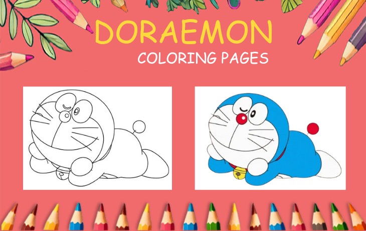 doraemon coloring page