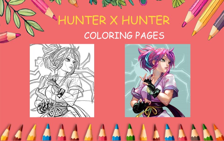 hunter x hunter coloring page