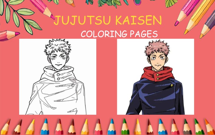 jujutsu kaisen coloring page