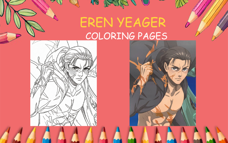 eren yeager coloring pages