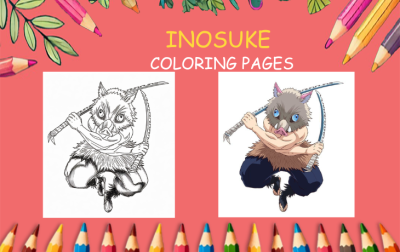 inosuke coloring pages