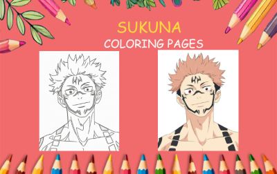 sukuna coloring pages