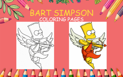 bart simpson coloring pages
