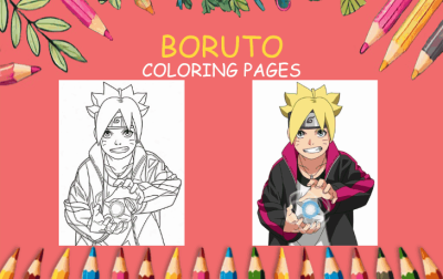 boruto coloring pages