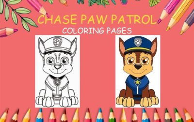 chase paw patrol coloring pages