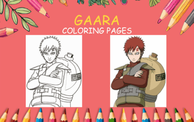 gaara coloring pages