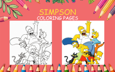 simpson coloring pages