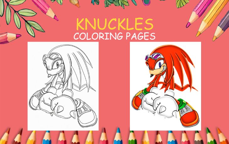 knuckles coloring pages