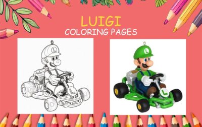 luigi coloring pages