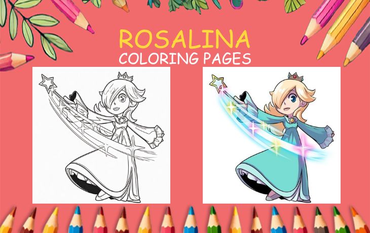 rosalina coloring pages