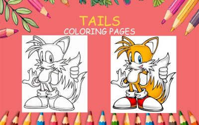 tails coloring pages