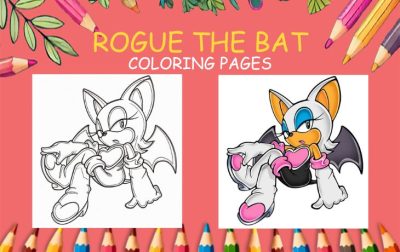 Rouge the Bat Coloring Pages