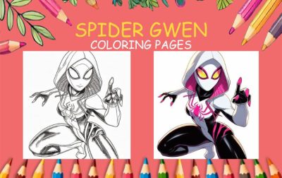 spider gwen coloring pages