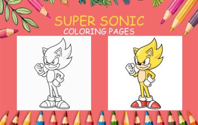 super sonic coloring pages