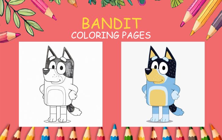 BANDIT COLORING PAGES