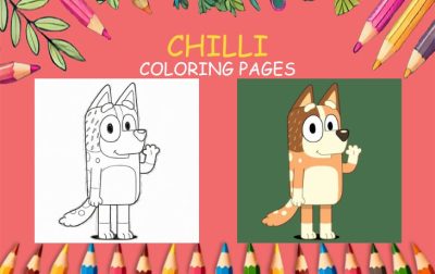 CHILLI COLORING PAGES