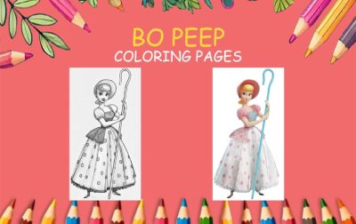 bo peep coloring pages
