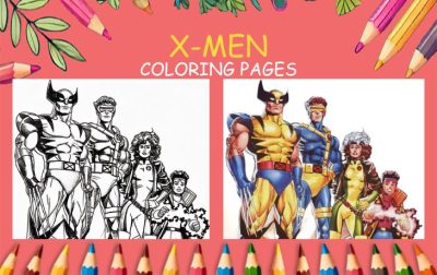 x-men coloring pages