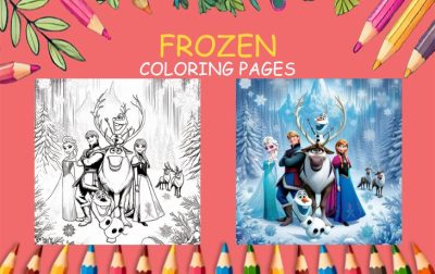 frozen coloring pages