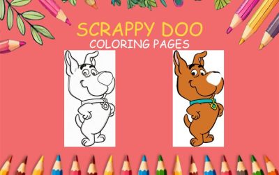 scrappy doo coloring pages