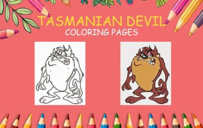 Tasmanian Devil Coloring Pages