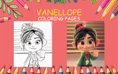 vanellope coloring pages