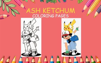 Ash Ketchum Coloring Pages