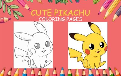 cute pikachu coloring pages
