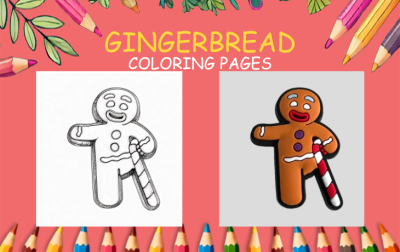 gingerbread coloring pages