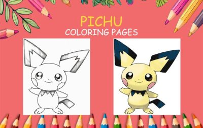 pichu coloring pages