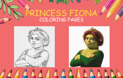 princess fiona coloring pages