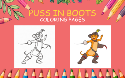 Puss In Boots Coloring Pages