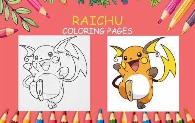 raichu coloring pages