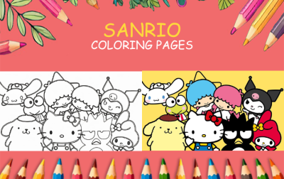 sanrio coloring pages