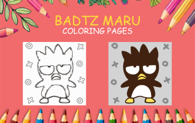 badtz maru coloring pages